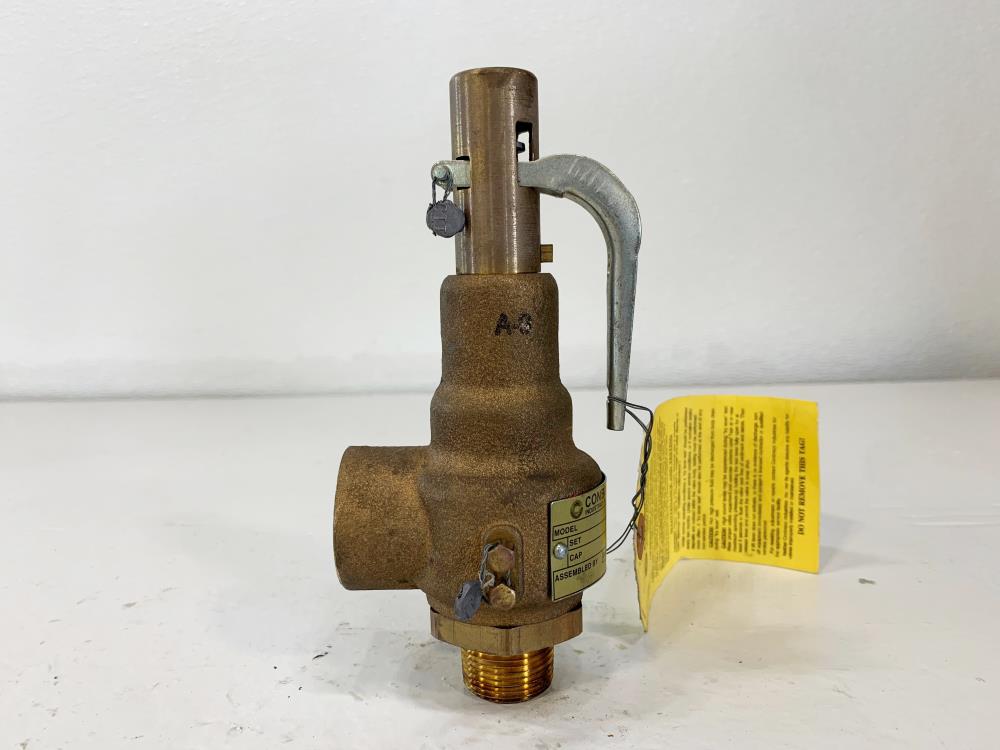 Conbraco 3/4" x 1" NPT 125# Bronze Safety Relief Valve 19KEDA125